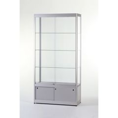 Glass Display Showcase with lower case
