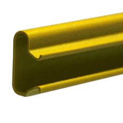 Pack of 23 Yellow PVC Slatwall Inserts for Slatwall Panels