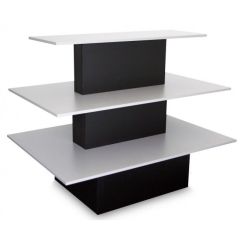 3 Tier Shelf Table Rectangle Display Counter