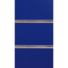 Blue Slatwall Panels with inserts 2400mm x 1200mm - 8 X 4