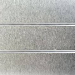 Brushed Steel Slatwall Panels with inserts 1200mm x 1200mm - 4 x 4