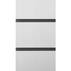 Pino White Slatwall Panels with inserts 2400mm x 1200mm - 8 X 4