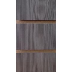 Pino Grey Slatwall Panels with inserts 2400mm x 1200mm - 8 X 4
