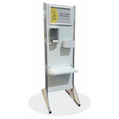 Free Standing Hand & Trolley Handle Sanitising Station