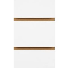 White Slatwall Panels with inserts 2400mm x 1200mm - 8 x 4